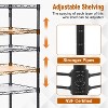 BestMassage 4-Tier Shelving Storage Shelves Garage Shelving Adjustable Shelf Total Bearing Capacity Multi-Functional Use for Home Office - 4 of 4