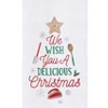 C&F Home Holiday "We Whish You a Delicious Christmas" Cookie Baking Themed Cotton Flour Sack Kitchen Dish Towel  27L x 18W in. - image 4 of 4