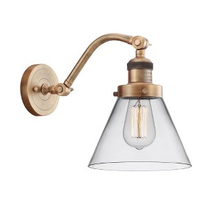 Cone - 1 Light Wall Sconce In Industrial Style-11.5 Inches Tall and 8 Inches Wide - 1 of 1