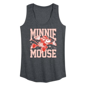Women's - Disney - Minnie Arms Up Graphic Racerback Tank - 1 of 4