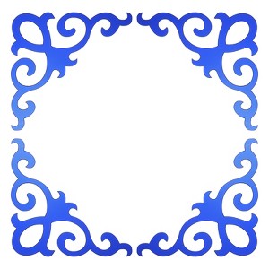 Unique Bargains Self-Adhesive DIY Mirror Wall Decal Stickers 4 Pcs - 1 of 4