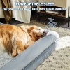 Extra Large Dog Bed, Washable Dog Couch with Removable Waterproof Cover, Orthopedic Large Pet Sofa Bed with Bolster Sides for Sleeping - 2 of 4