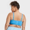 Women's Lace-Up Crochet Corset Bra - Colsie™ - 2 of 3