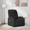 vidaXL Massage Recliner Chair Dark Gray Fabric - 2 of 4