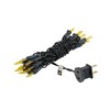 Novelty Lights 20 Light Incandescent Craft Mini Christmas String Lights Black Wire 8.5 feet - 3 of 4