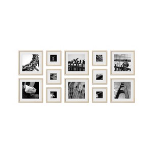 Haus and Hues Kensington Gallery Wall Frame Set with Real Glass and Mat - 1 of 4