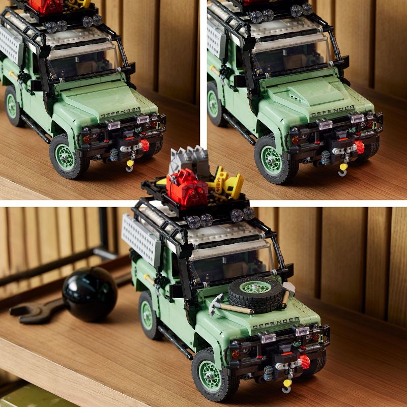 LEGO Icons Land Rover Classic Defender 90 Model Car Building Set 10317, 5 of 8