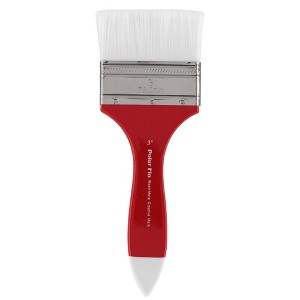 Creative Mark Polar Flo Professional Watercolor Brushes - Assorted Shape  - Short Handle, Nickel-Plated Seamless Brass Ferrule - Art Paint Brushes for - 1 of 4