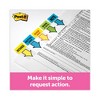 Post-it Flags Arrow Message 1" Page Flags, "Initial Here", Blue, 50 Flags Dispensers/2 Dispensers/Pack - 3 of 4