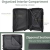 Hardshell Suitcase With Lightweight TSA Approved Locks And 3-level Telescopic Handle Swivel Suitcase Travel Luggage With Expandable Function - 3 of 4
