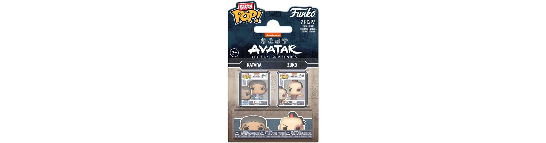 Funko - Funko Bitty POP!: Avatar: The Last Airbender 2-Pack - Katara & Zuko