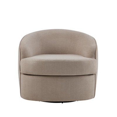 CAVINAS Modern Accent Chair Swivel Chair with 360 Degrees Barrel Chair Comfy Chair Living Room Chair