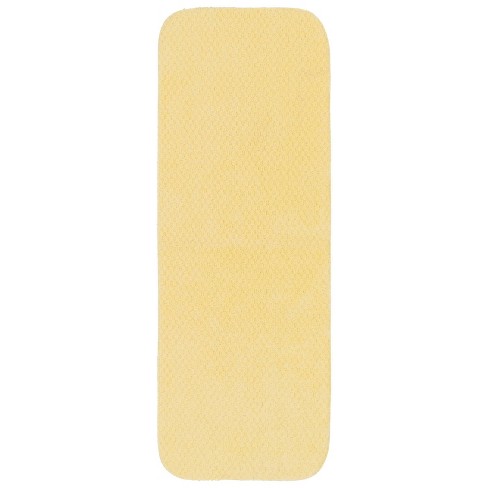 Garland Rug 22"x60" Nylon Washable Bath Rug Runner Yellow : Microfiber ...