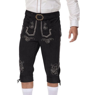 KOJOOIN Costume Men's Cosplay Pants Traditional Costume Carnival Outfit