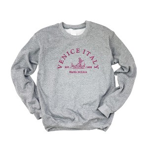 Simply Sage Market Women's Graphic Sweatshirt Embroidered Venice Italy - 1 of 3