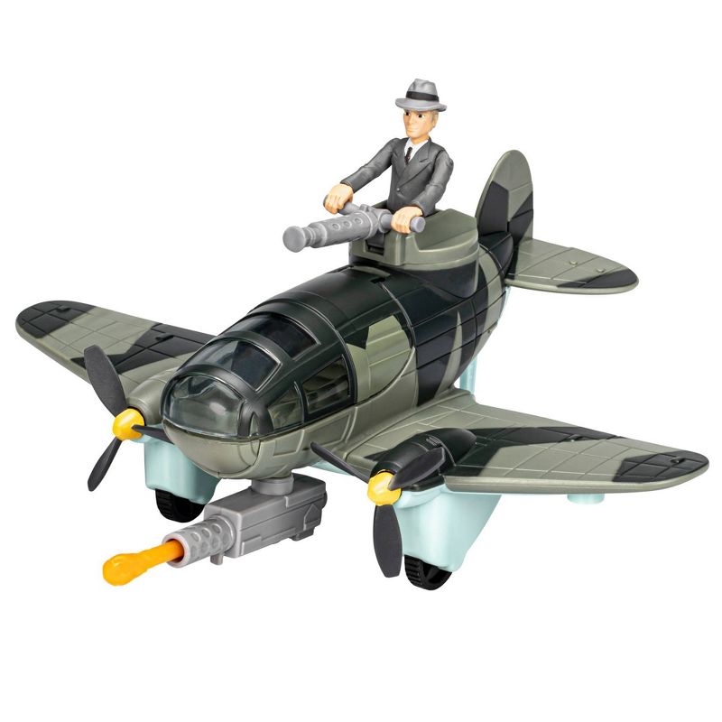 Hasbro Indiana Jones Worlds of Adventure Doctor J&#252;rgen Voller Action Figure with Plane, 1 of 13