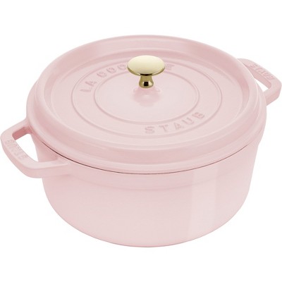 STAUB Cast Iron 4-qt Round Cocotte