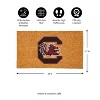 EvergreenNCAASouth Carolina Gamecocks Logo Natural Coir 28 x 16 Inches Indoor Outdoor Doormat - 3 of 4