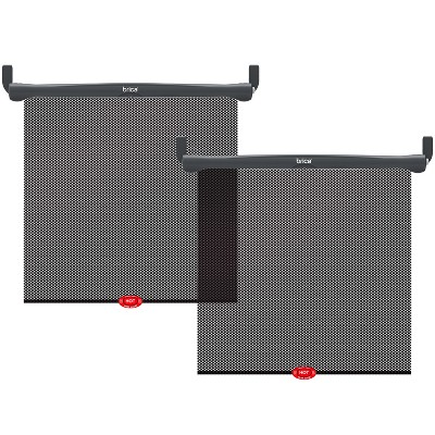 Munchkin Brica Sun Safety Car Window Rollershade With Heat Alert - Black  2pk : Target