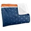 Carroll University Logo Dots Silky Touch Blanket White 50x60 - 3 of 4