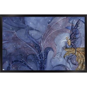 Trends International Amy Brown - Dream Dragon Framed Wall Poster Prints - 1 of 4