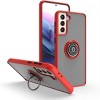 Entronix Matte Ring Case for Samsung Galaxy S21, Slim Matte Cover with Built-In Kickstand, - image 3 of 4