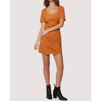 Women's Amore Faux Suede Minidress - LOST + WANDER