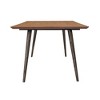 Coco Dining Table Rustic Oak/Brown - Armen Living - 3 of 4