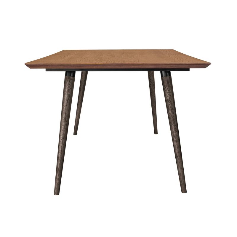 Coco Dining Table Rustic Oak/Brown - Armen Living, 4 of 11