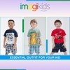 Disney T-Shirt and Plaid Shorts Outfit Set Little Kid to Big Kid Sizes (12 Months - 10-12) - 3 of 4