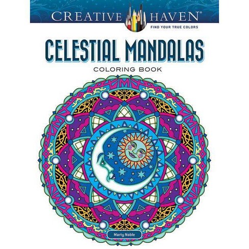 creative haven celestial mandalas coloring book  creative haven coloring  booksmarty noble paperback