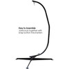 Sorbus Swivel Hammock Stand Chair Frame - Adjustable and Portable for Tree, Lounger, Air Porch, Patio and more (Holds 330lbs) - 4 of 4