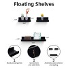 SEVOBAL Decorative Bookshelf Wall Floating Shelve Wall Mounted Shelf Farmhouse Home Decor Display Shelving Wall Shelf, Beige, 2.32"*5.91"*1.97" - 2 of 4