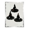 Meri Meri Honeycomb Witch Hat Decorations (Pack of 3) - 3 of 3