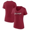 NFL Tampa Bay Buccaneers Women's Short Sleeve V-Neck T-Shirt - 3 of 3