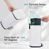 1.3 Gallon Trash Can, Stainless Steel Kitchen Trash Can with Lid, Soft Close Step-On Pedal, 5 Liters Ideal - 3 of 4