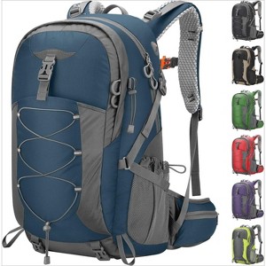 Summit Adventure 40L Waterproof Hiking Backpack with Rain Cover ...