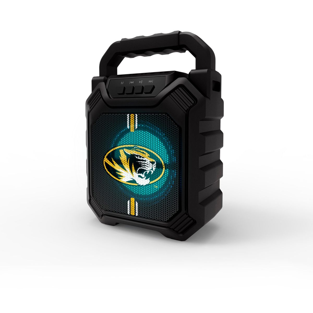 SOAR Collegiate LED ShockBox Wireless Bluetooth Speaker with FM radio- Missouri Tigers