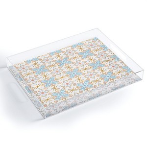 Marta Barragan Camarasa Mosaic boho desert colors D Acrylic Tray -Deny Designs - 1 of 4