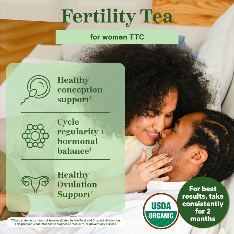 Pink Stork Fertility Tea - Sweet Mint - Caffeine Free Conception Aid &#8211; 15 ct, 5 of 11