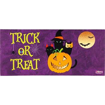 0.25 In Spooky Trick / Treat Switch Mat Sassafras Halloween Door Mat