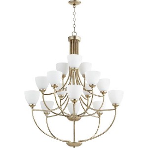 Quorum Lighting Enclave 15-Light Chandelier, ASL, 38.5W, 44H - 1 of 1