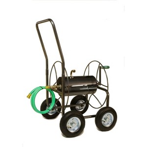 Yard Butler 4-Wheeled Hose Truck, 400' Metal Hose Caddy, Suitable for Gardens, Lawns and Fields - 1 of 4