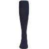 Memoi Pinned Ribbed Cotton Blend Girls Tights Navy 14 - 2 of 3