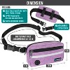 PetAmi Hands Free Dog Leash, Running Belt for Walking Jogging, Waist Zipper Pouch Fanny Pack with Waste Bag Dispenser - 2 of 4