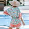 Women's Vibrant Floral Print Boho Romper - Cupshe - 4 of 4