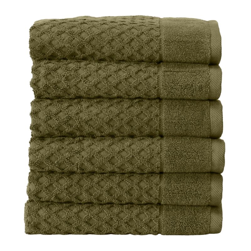Great Bay Home Cotton Popcorn Textured Quick-Dry Towel Set, 1 of 13