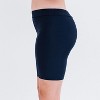 Calypsa Girl's Chlorine Resistant Long Bike Swim Shorts - Navy, 12 - 3 of 3