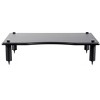 Monolith Amplifier/Component Stand - Black (23.8 x 16.7 x 4.7 Inches) Compatible With Bose, Polk, Sony, Yamaha, Pioneer and others - image 3 of 4