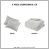 NicBex Comforter Set Bedding Crushed Velvet Reversible Quilt Set Comforter, Pillow Shams, Machine Washable - 2 of 4